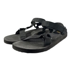 Teva Men’s Original Universal Urban Black Sandals Size 10 Strap Back Beach Wear